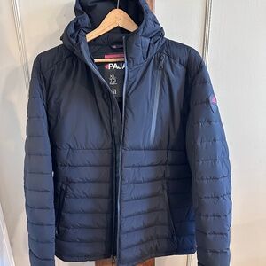 NWT PAJAR HENRIK QUILTED STRETCH LIGHTWEIGHT HOODED PUFFER JACKET MENS XL NEW